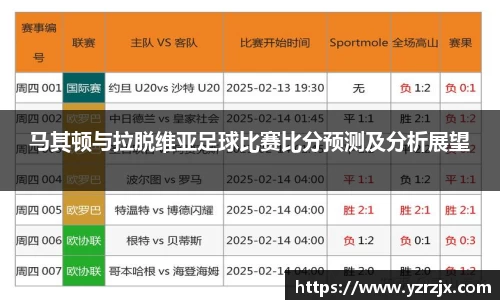 马其顿与拉脱维亚足球比赛比分预测及分析展望